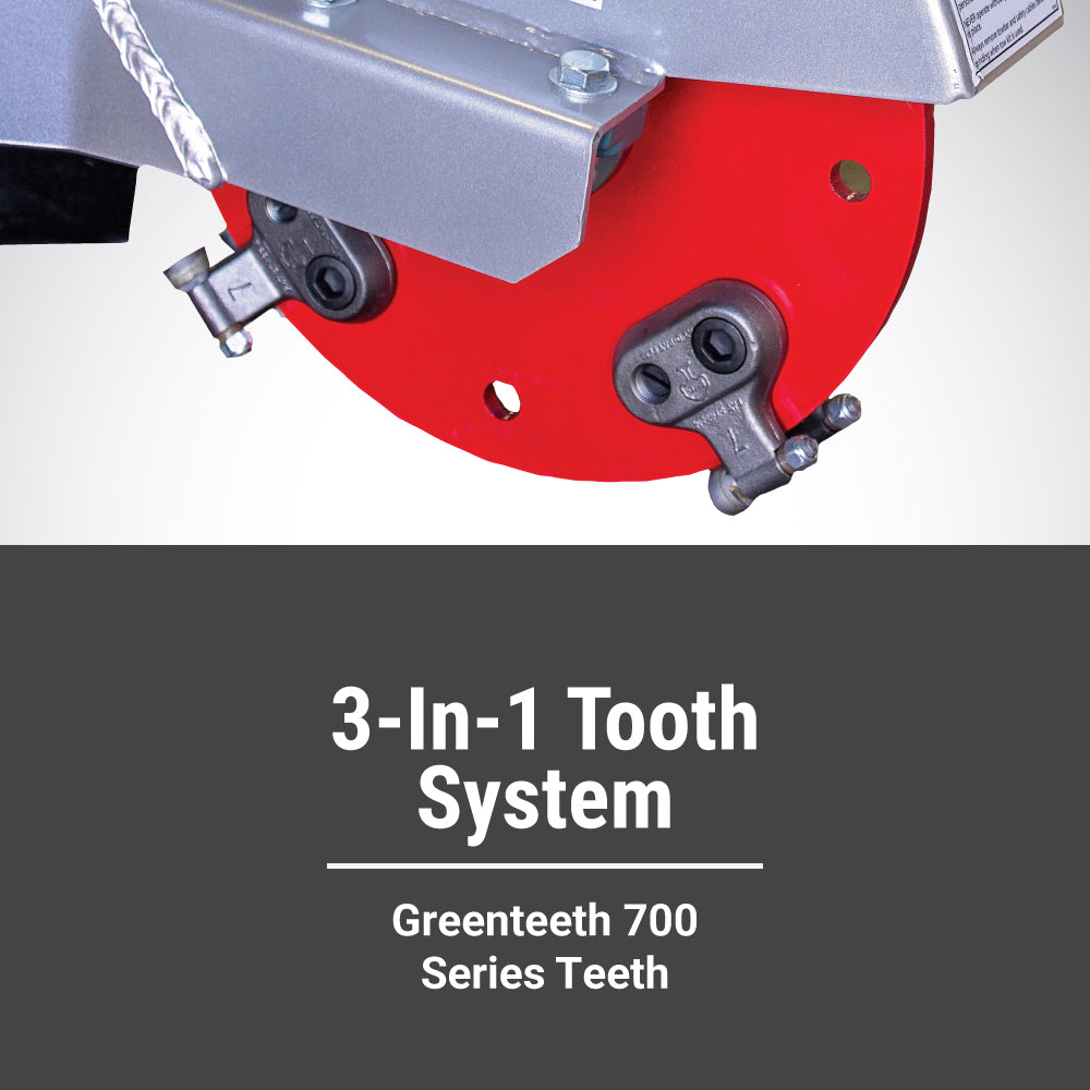 Dosko 691SP-20HE cutter wheel with Greenteeth 700 Series teeth