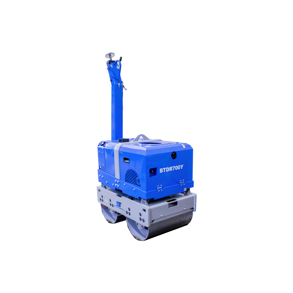 Beton Trowel BTDR700Y roller, drum and sprinkler detail