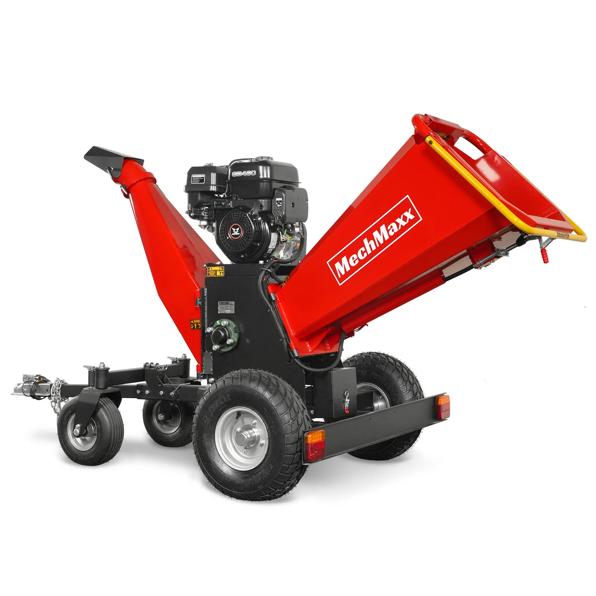 MechMaxx B150 4-wheel drum wood chipper