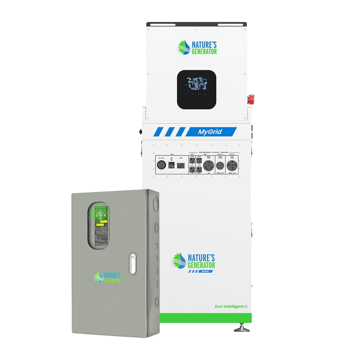 Nature's Generator MyGrid 10K with automatic transfer switch
