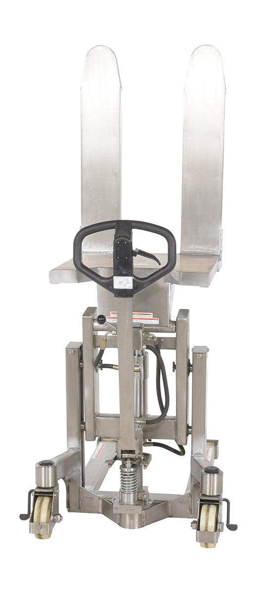 Vestil TM-22-M-SS hand pump and control detail