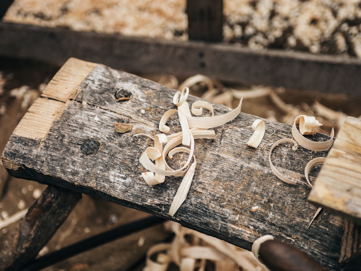 Planing a board of wood