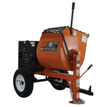 BravePro BRPMM108H mortar mixer, 8 cu ft steel drum, Honda GX240
