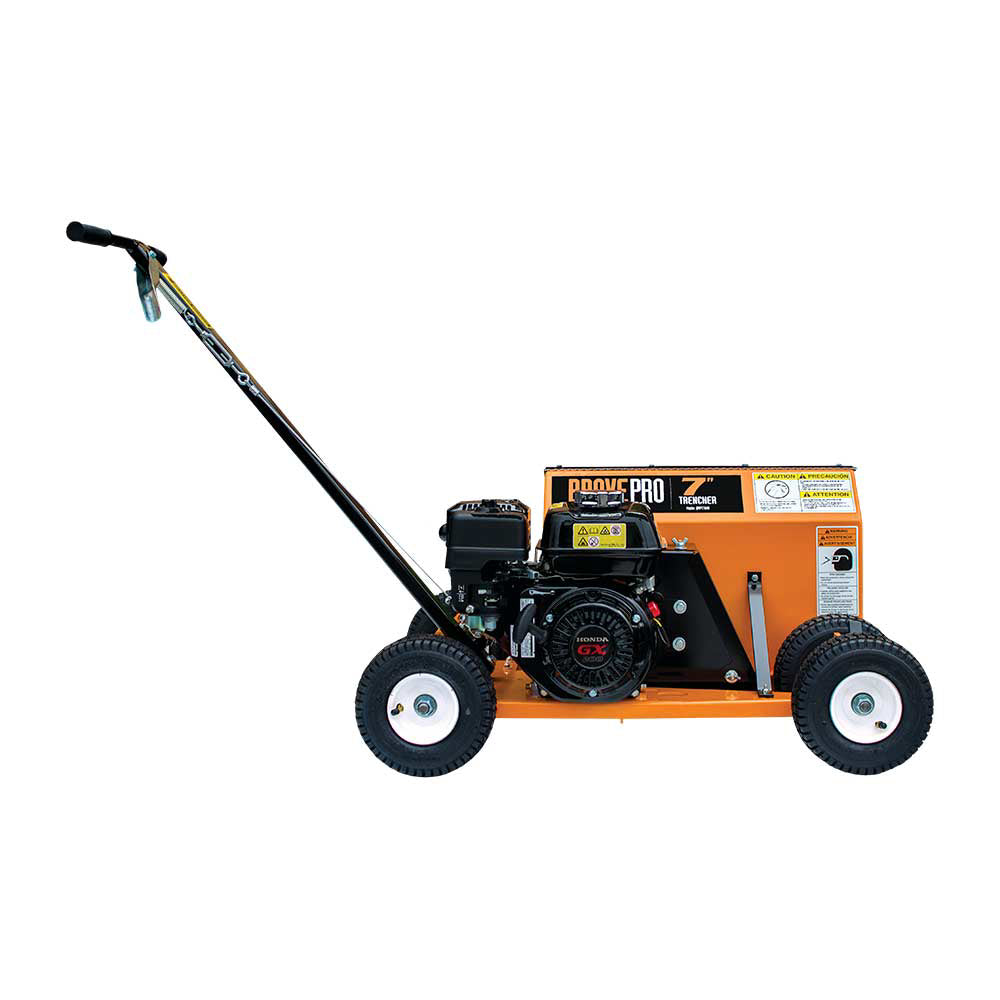 BravePro BRPT704H mini trencher side view