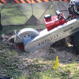 Dosko 691SP-20HE stump grinder engine detail