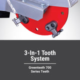 Dosko 691SP-20HE cutter wheel with Greenteeth 700 Series teeth