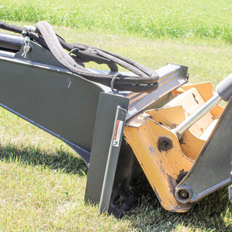 GreyWolf backhoe attachment, boom detail