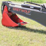 GreyWolf backhoe attachment, side view