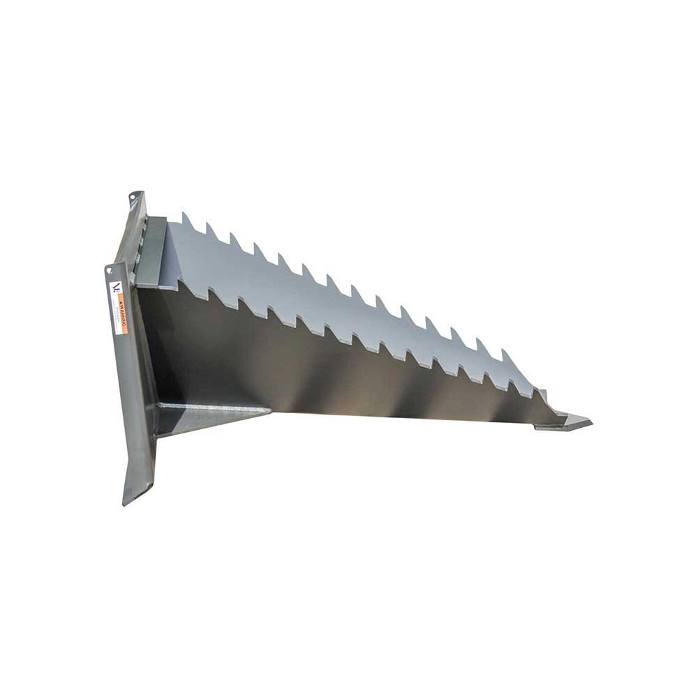 GreyWolf stump bucket, side view