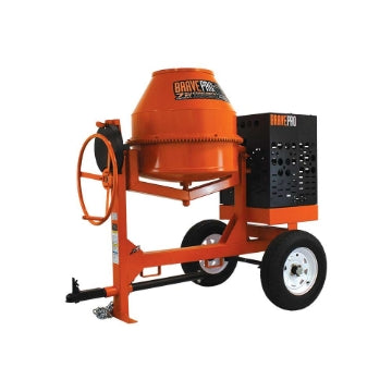 BravePro BRPCM107H concrete mixer, 7 cu ft steel drum, Honda GX270