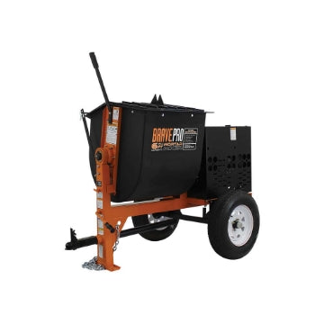 BravePro BRPMM206H mortar mixer, 6 cu ft poly drum, Honda GX240