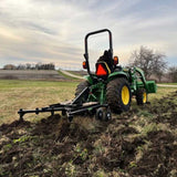 GreyWolf Till-N-Claw 3-point 60 in., behind a compact tractor