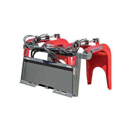GreyWolf double quick attach grapple, quick-attach plate