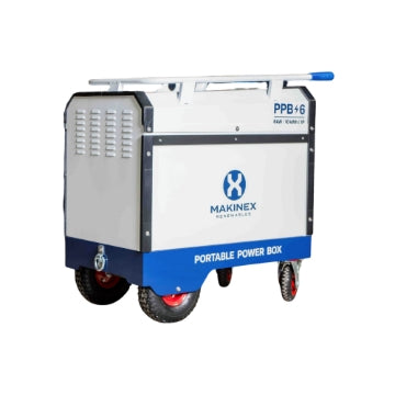 Makinex portable power box, 15 kWh battery, 6 kW output