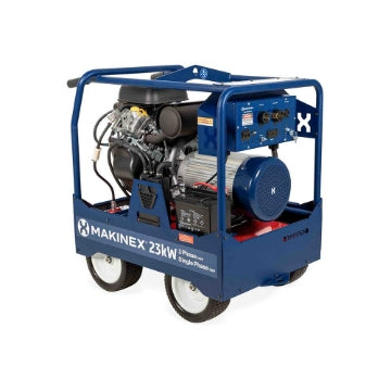 Makinex 23 kW dual phase portable generator, 240V, Vanguard V-twin