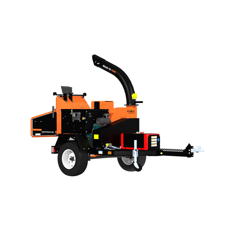 Bear Cat CH911DH 9-inch road towable wood chipper with Kubota diesel engine
