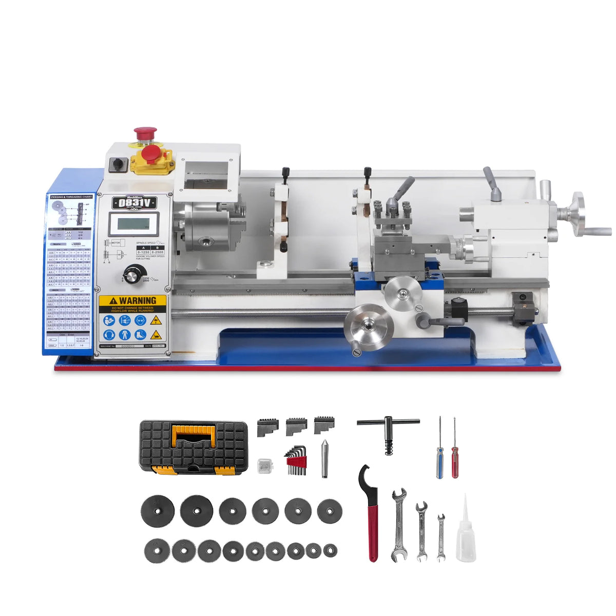 MechMaxx 0831V benchtop metal lathe