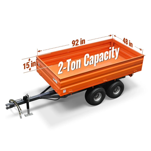 MechMaxx DT4X8 dump trailer