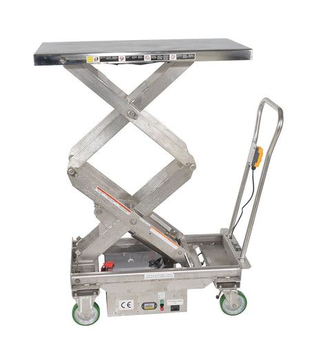Vestil CART-1000D-DC-SS double scissor mechanism detail