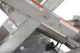 Vestil CART-1000D-DC-SS powered stainless cart in food plant use