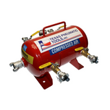 Air Manifold (2.5 Gal, ASME Tank w/ 1/2" Ball Valves & Crowfoot Connectors)