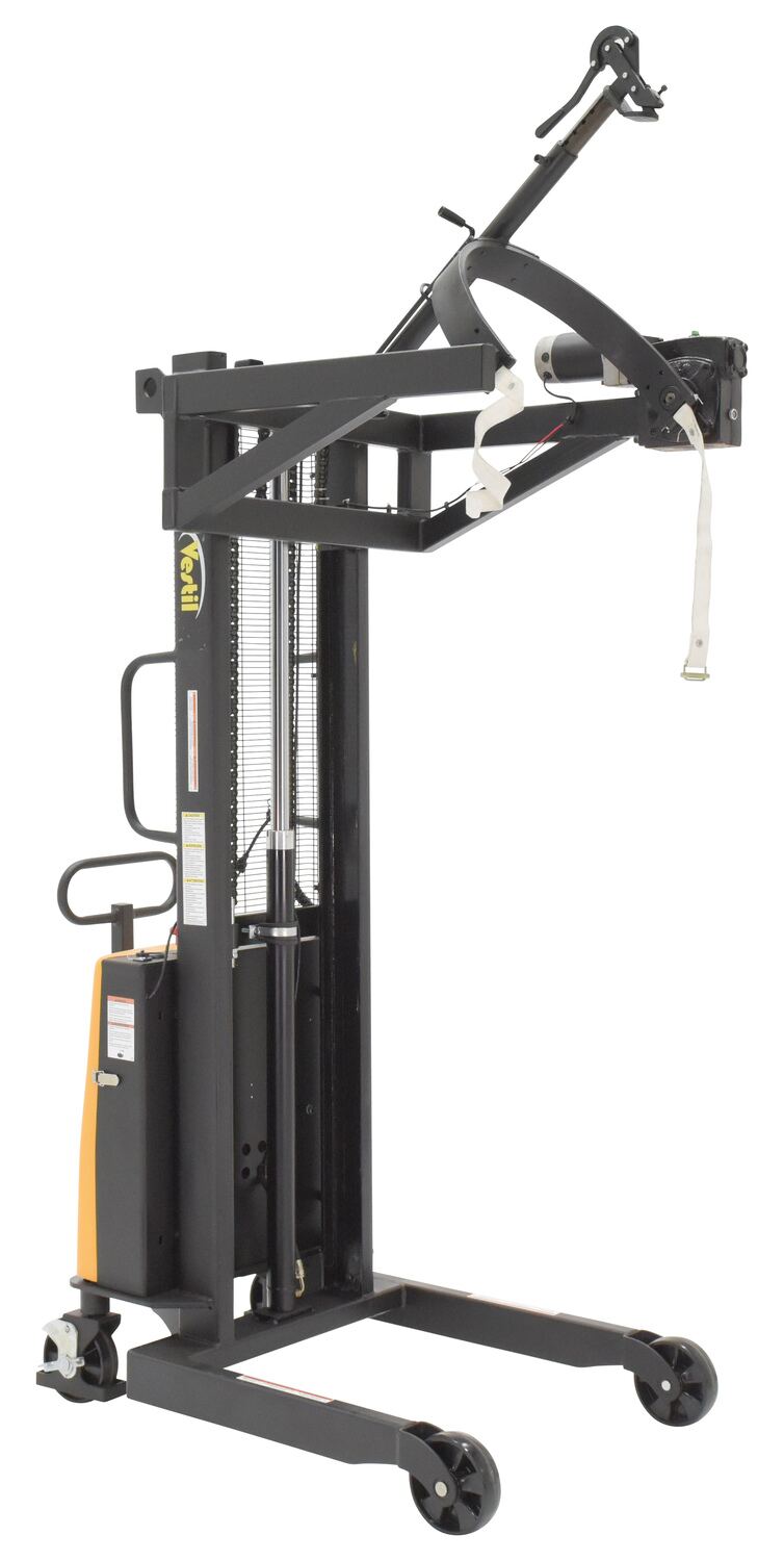 Vestil DRUM-LRT-DC-II drum lifter rotator in plant use