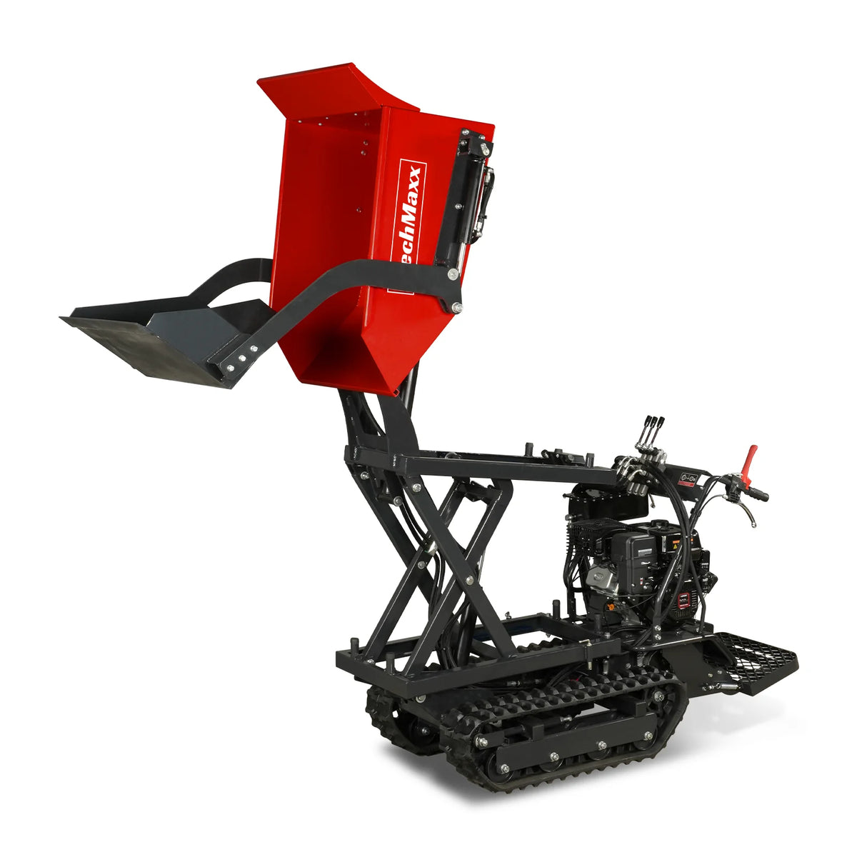 MechMaxx D50HTFL tracked dumper with front shovel