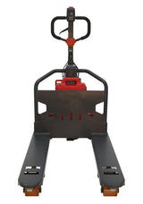 Vestil EPT-2748-26 electric pallet truck — tiller controls detail