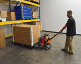 Vestil EPT-2748-26 electric pallet truck — battery compartment