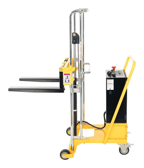 Vestil HYD-CB-10-DC Hefti-Lift raised to full height