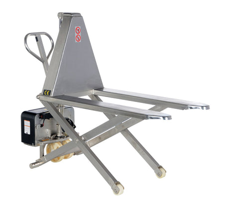 Vestil L-270-DC-HD-SS stainless steel DC powered tote lifter, 2,000 lb capacity