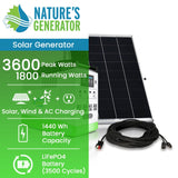 Lithium 1800 solar generator detail
