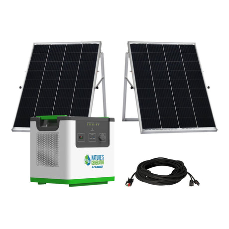 Lithium 3600 Power Pod with solar panels