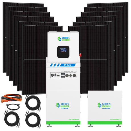 MyGrid 10K with solar battery and twelve panels