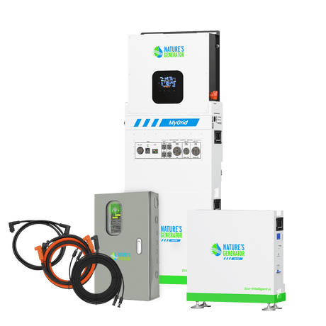 MyGrid 10K with solar battery and transfer switch