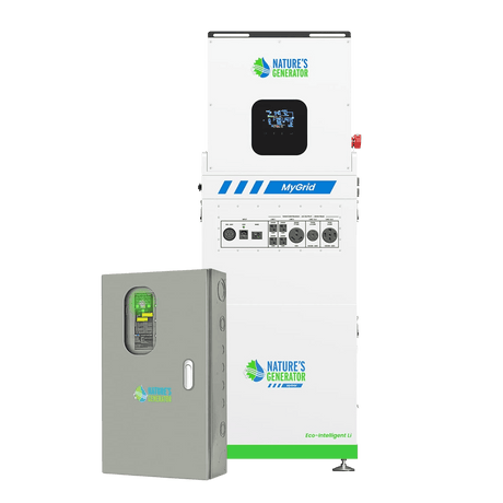 Nature's Generator MyGrid 10K with automatic transfer switch