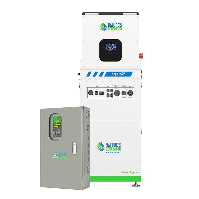 Nature's Generator MyGrid 10K with automatic transfer switch