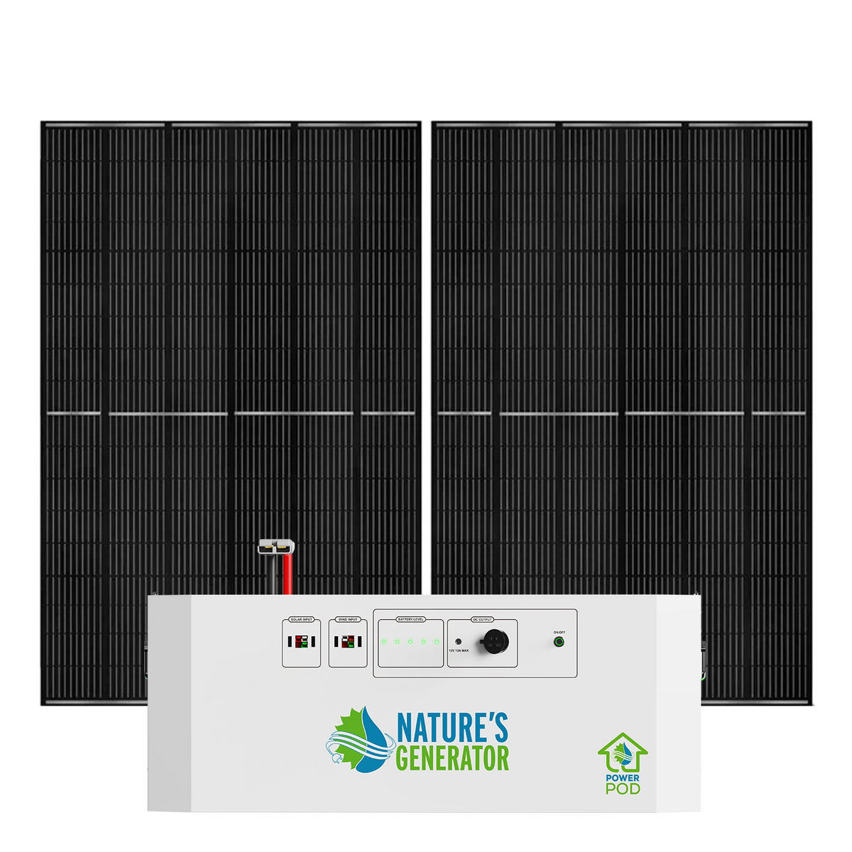 Nature's Generator Powerhouse Power Pod with panels