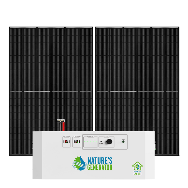 Nature's Generator Powerhouse Power Pod with panels