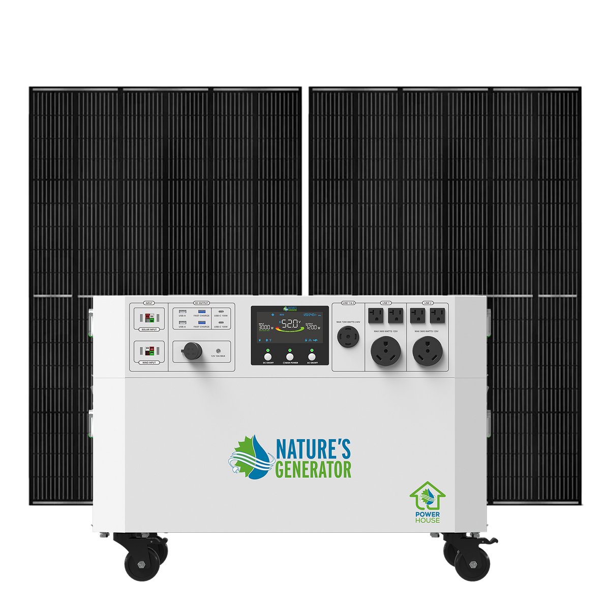 Nature's Generator Powerhouse Whole Home Solar Generator