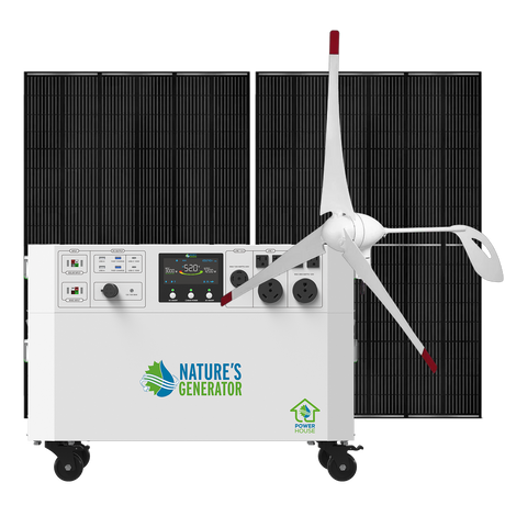 Nature's Generator Powerhouse Solar and Wind Generator