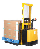 Vestil S-62-AA powered stacker mast detail