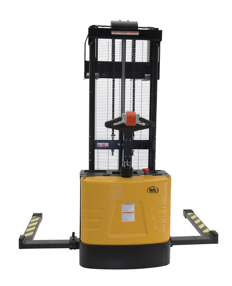 Vestil S-62-FA powered stacker control handle detail