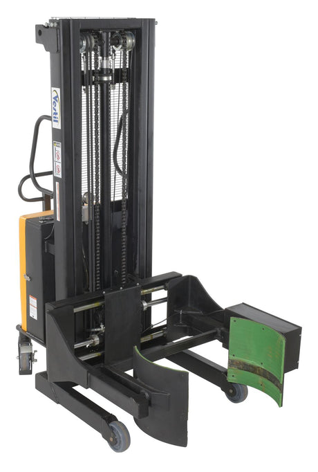 Vestil SL-118-PDGR semi-electric drum gripper rotator stacker, 550 lb capacity