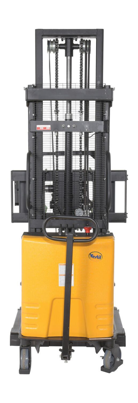 Vestil SL-118-PDGR drum rotated to pouring position
