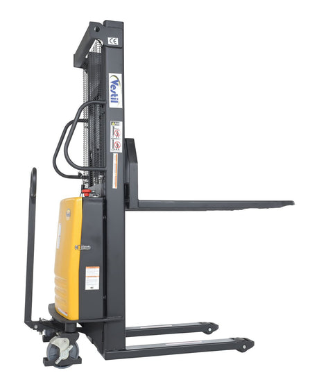 Vestil SL-63-FF stacker with mast raised