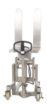 Vestil TM-22-M-SS hand pump and control detail