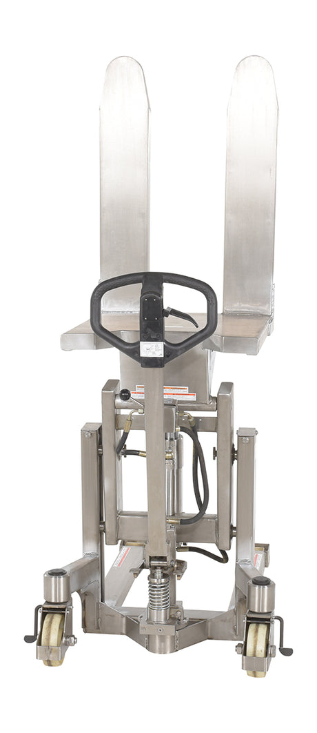 Vestil TM-22-M-SS hand pump and control detail