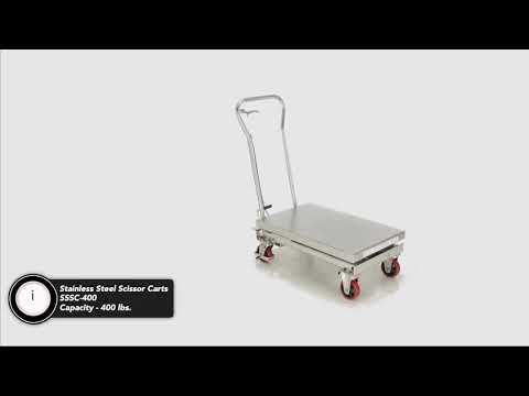 Vestil CART-1000D-DC-SS product video