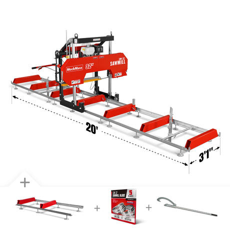 MechMaxx SM-32 Honda portable sawmill